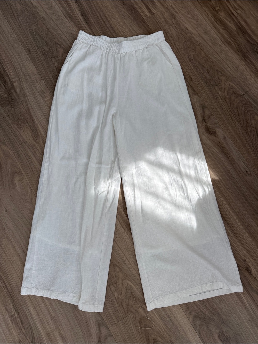 White Linen Pants